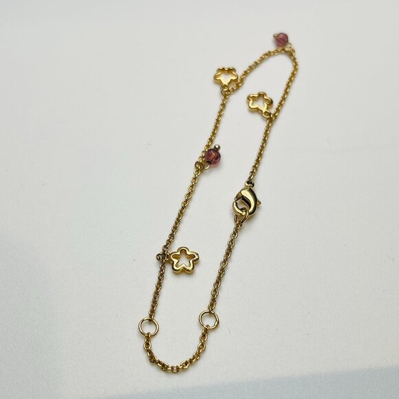 Freida Rothman Star and Purple Gemstone Charm Bracelet - NWOT - Picture 1 of 5